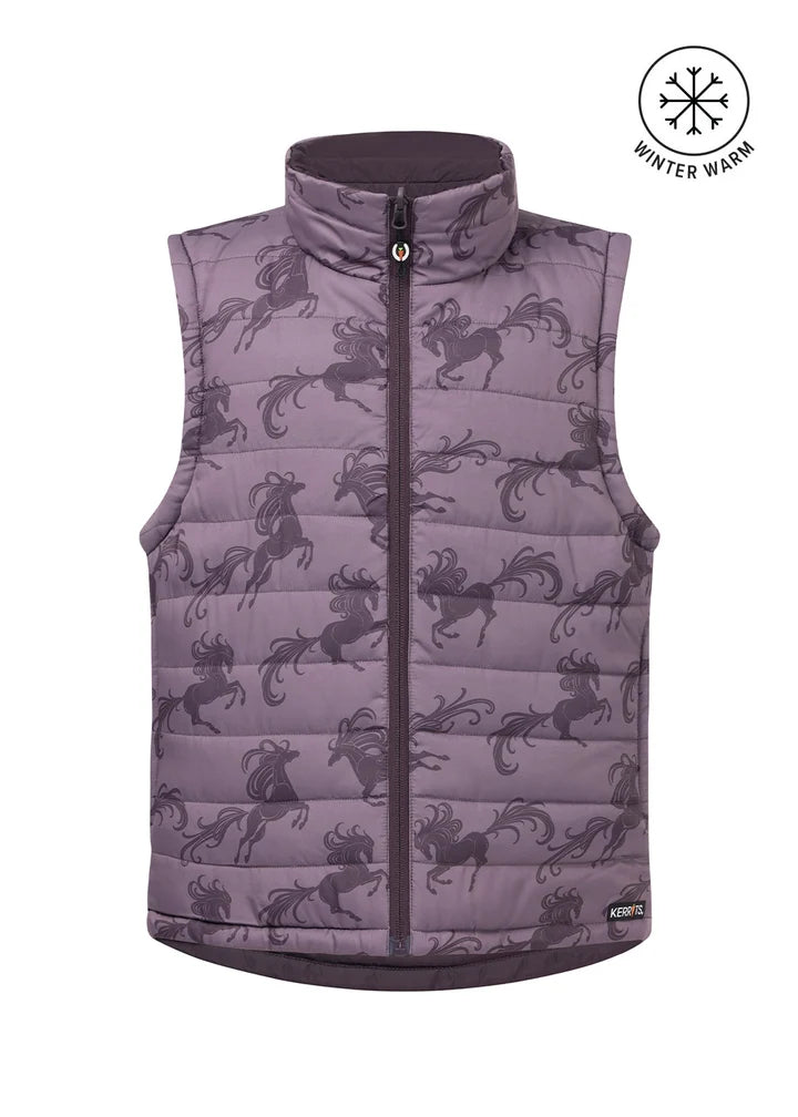 Kids Pony Parade Reversible Quilted Riding Vest