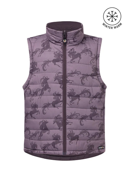Kids Pony Parade Reversible Quilted Riding Vest