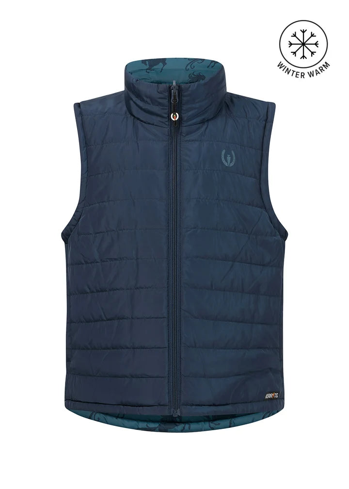 Kids Pony Parade Reversible Quilted Riding Vest