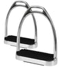 Stainless Steel Fillis Stirrups with Black Pads
