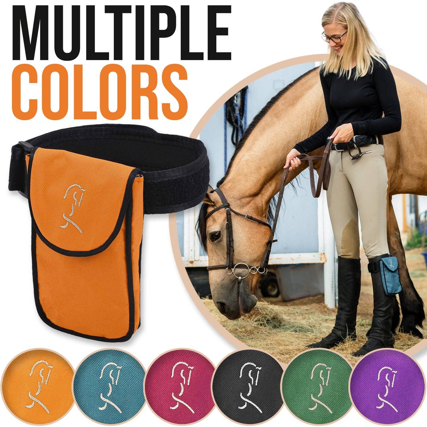 EQUESTRIAN MAGNETIC CELL PHONE HOLDER