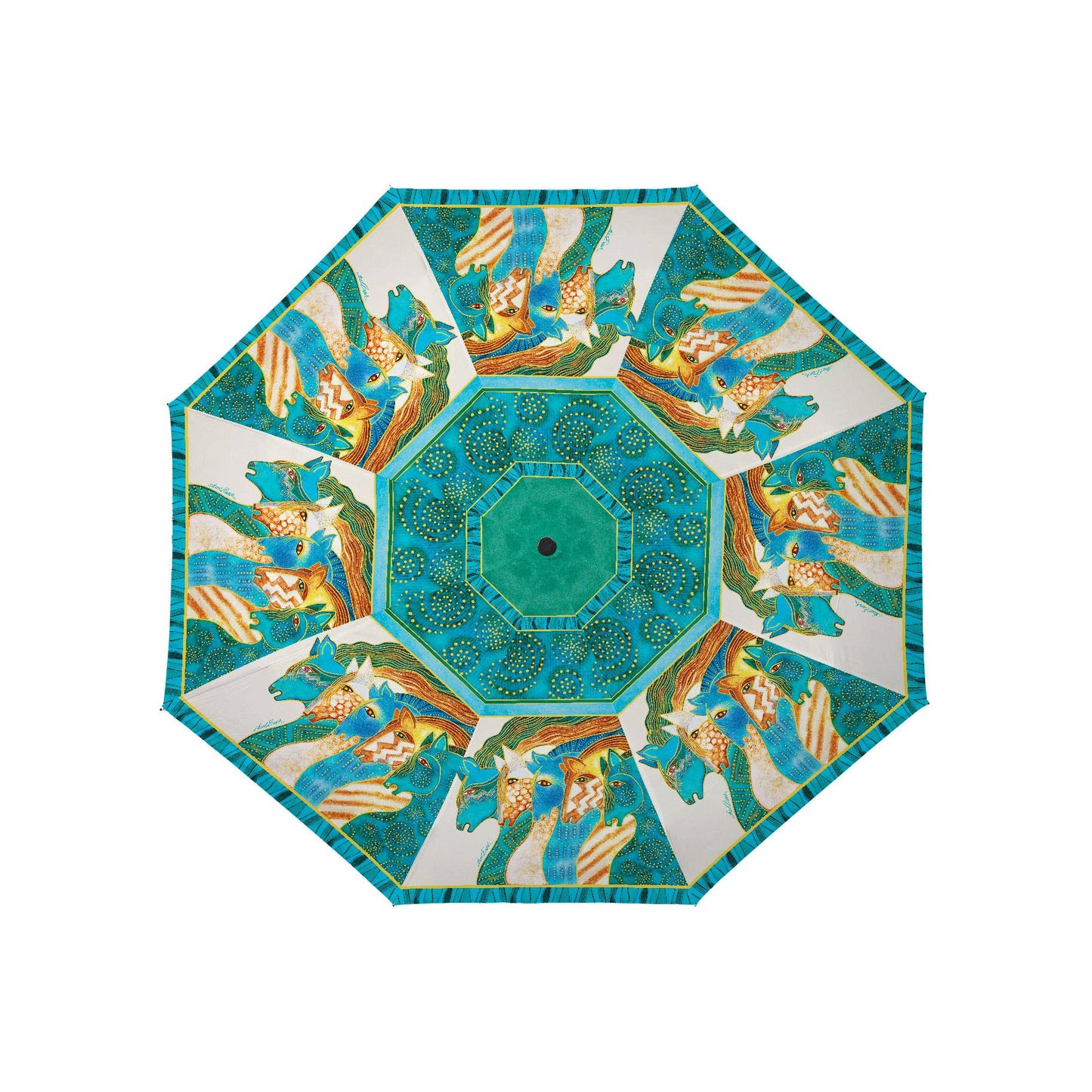 Travel Umbrella - Laurel Burch "Sky Mares"