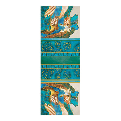 Fine Art Silk Blend Shawl Laurel Burch Sky Mares Horses