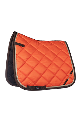 HKM Saddle Pad -Golden Gate Bit- Orange