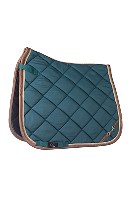HKM Saddle Pad -Golden Gate Bit- Petrol