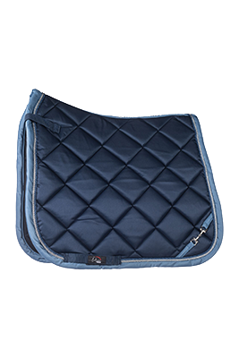 HKM Saddle Pad -Golden Gate Bit- Blue