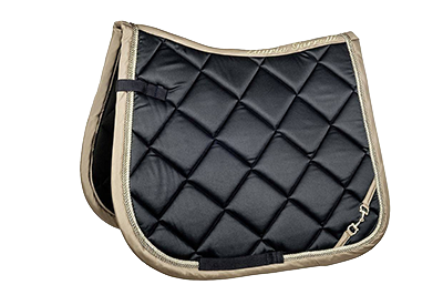 HKM Saddle Pad -Golden Gate Bit- Deep Blue