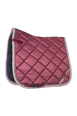 HKM Saddle Pad -Golden Gate Bit- Grape