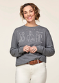 EQL Held Collage Sweatshirt - Heather Grey