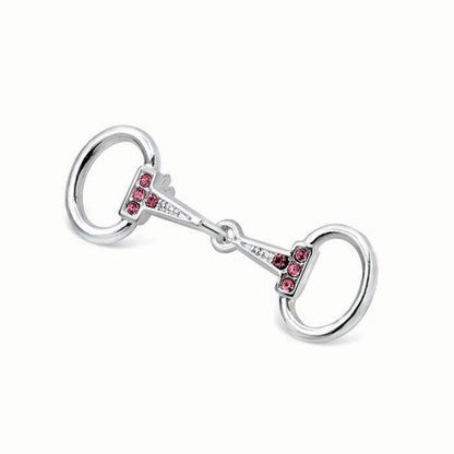 Small Silver Plated Snaffle Bit Stock Pin