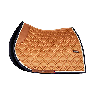 B Vertigo Evolve Saddle Pad with Anti Slip Padding - Leather Brown