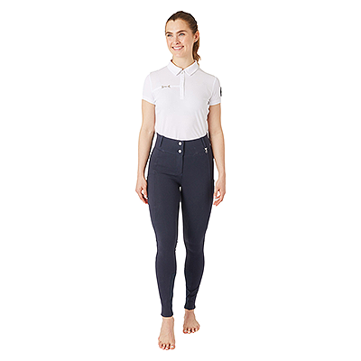 Horze Mira Womens Full Seat Breeches - Dark Navy