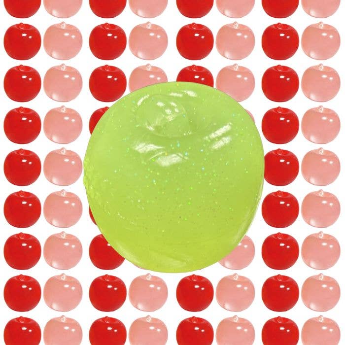 2.25" Squishy Fall Harvest Candy Apple Sensory Squeeze Toy