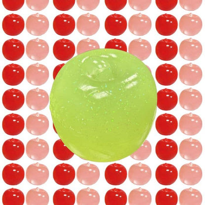 2.25" Squishy Fall Harvest Candy Apple Sensory Squeeze Toy