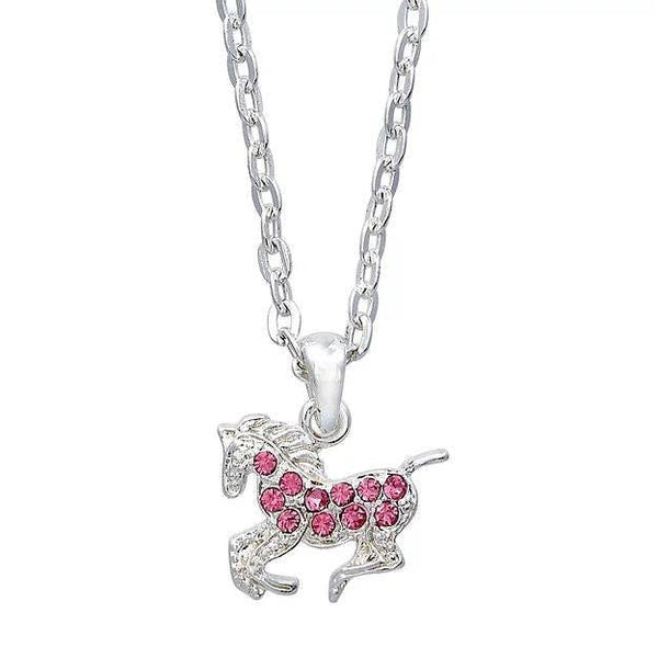 AWST Int'l Aqua Precious Pony Necklace