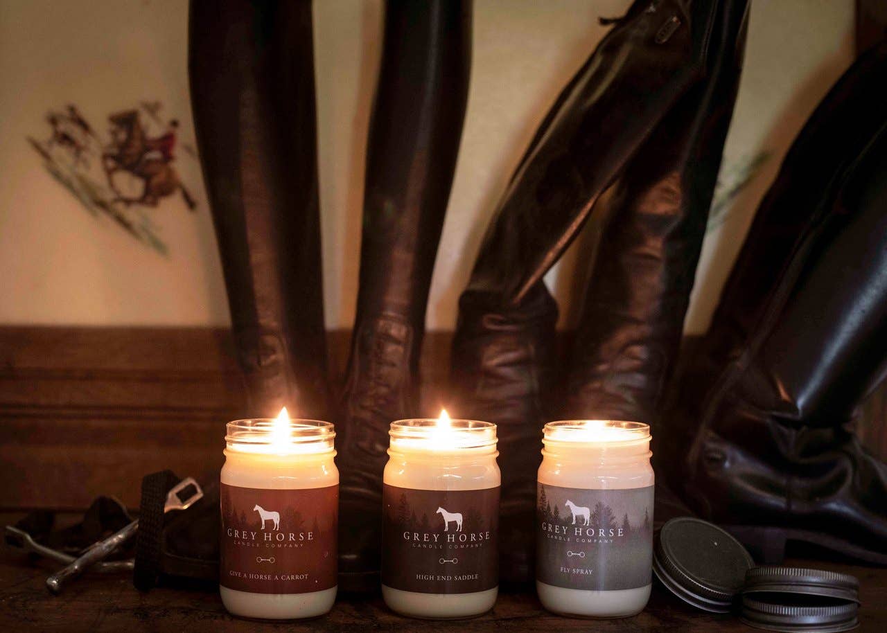 Grey Horse Candle Match Box, 10-12 Sticks