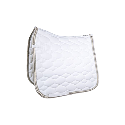 HKM Saddle Pad -Crystal Fashion- White