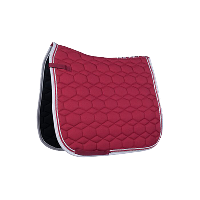 HKM Saddle Pad -Crystal Fashion- Wine Red