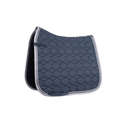 HKM Saddle Pad -Crystal Fashion- Deep Grey