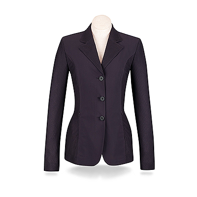 R.J. Classics Harmony Ladies’ Mesh Show Coat - Deep Plum