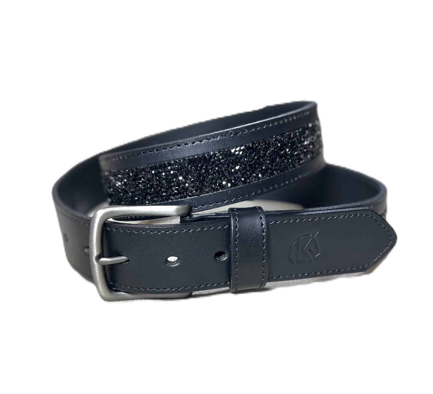 KL Select Crushed Stone Leather Belt
