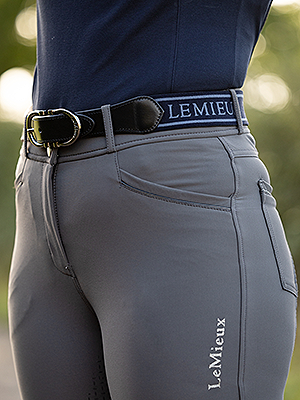 LeMieux Elasticated Belt - Navy