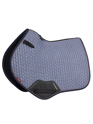 LeMieux Suede Close Contact Square - Jay Blue