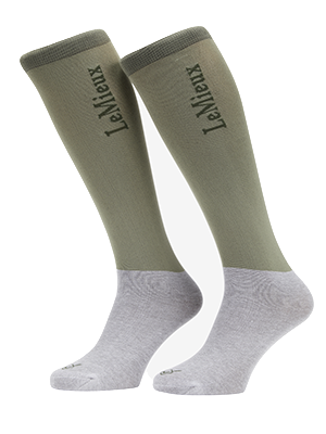 LeMieux Competition Sock 2 Pack - Fern