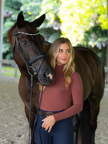 Jamie Wrap-Neck Long Sleeve