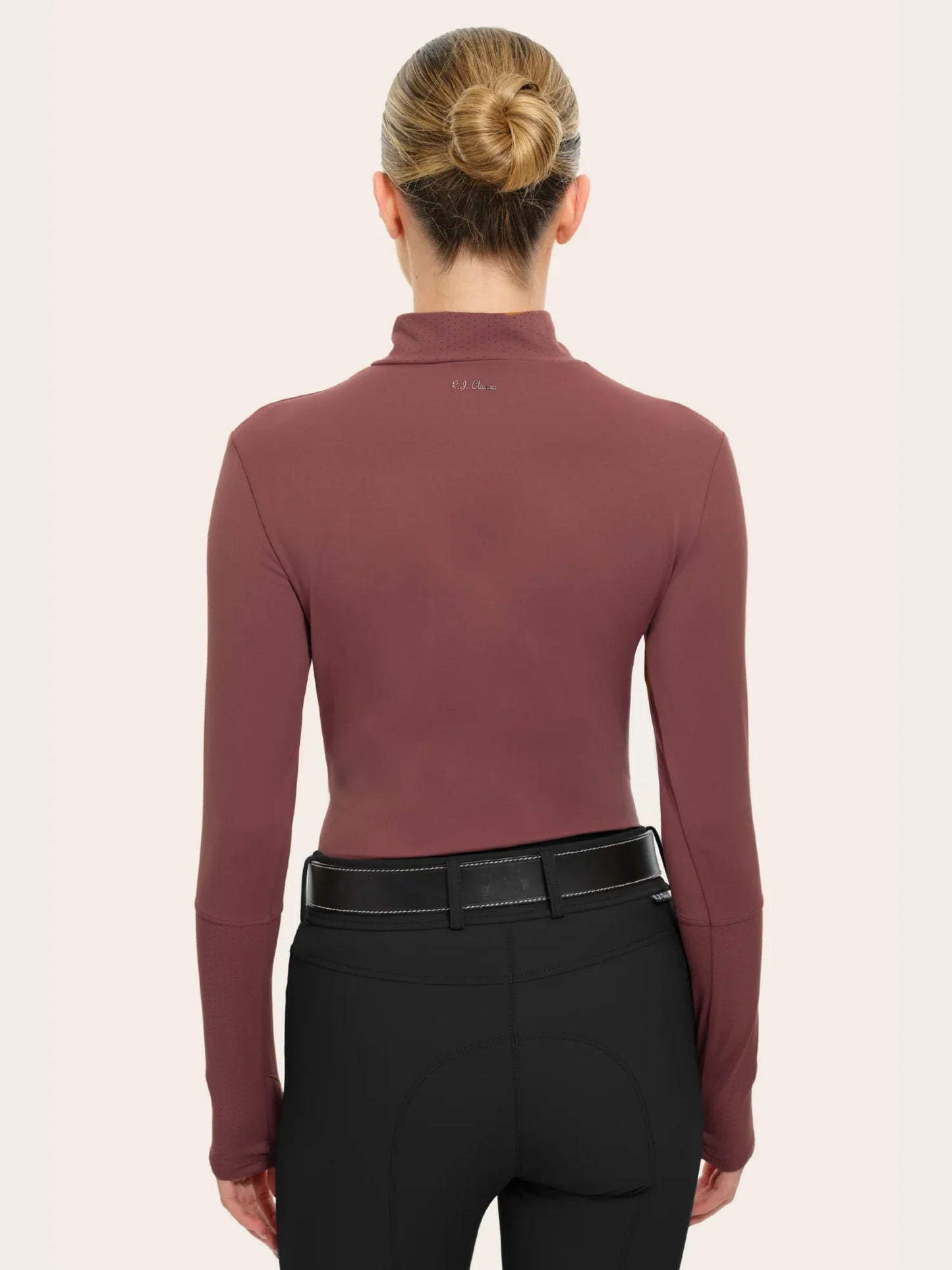 Jamie Wrap-Neck Long Sleeve