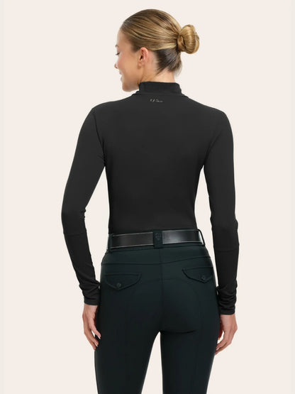 Jamie Wrap-Neck Long Sleeve