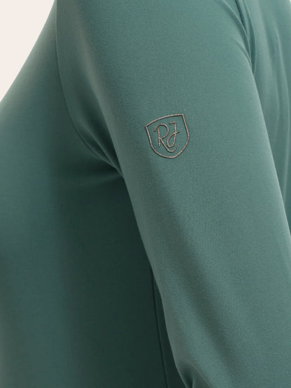 Jamie Wrap-Neck Long Sleeve
