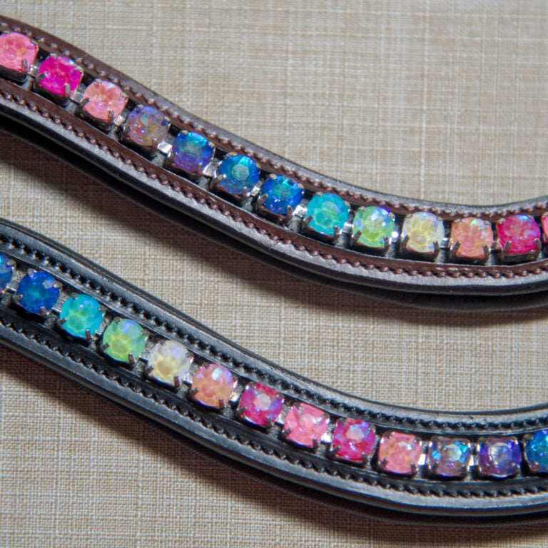 Black Oak Rainbow Sprinkles Browband