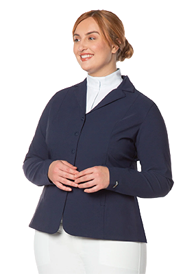 Kerrits Stretch Competitor Show Coat - 4 Snap - Navy