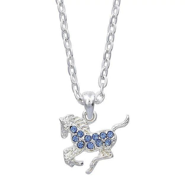 AWST Int'l Aqua Precious Pony Necklace