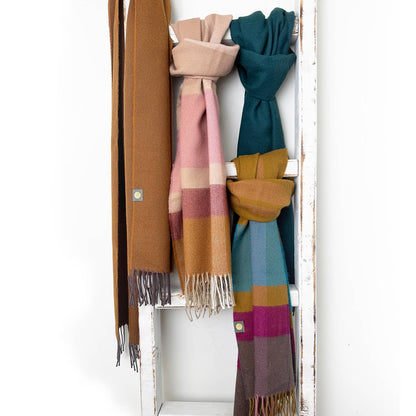 NEW! 100% Baby Alpaca Scarf - Tapenade