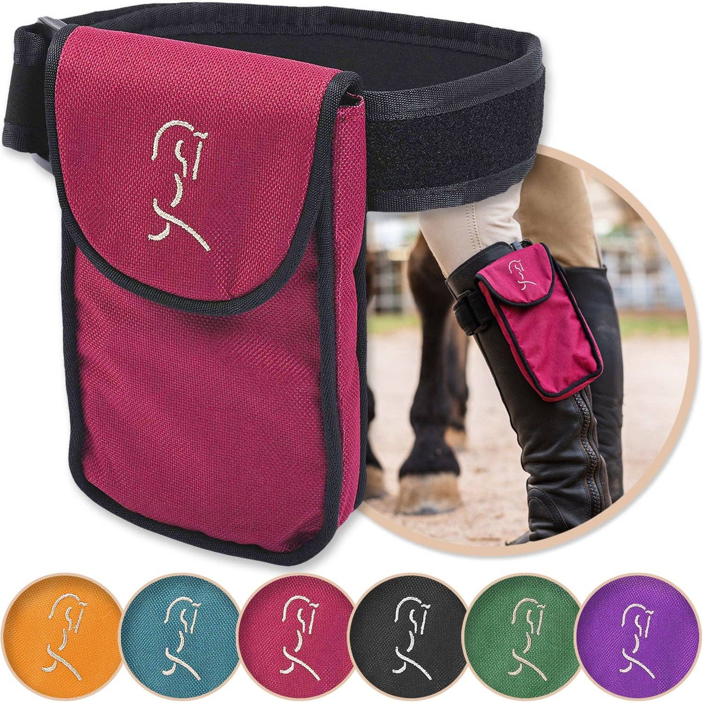 EQUESTRIAN MAGNETIC CELL PHONE HOLDER