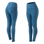 B Vertigo Leonora Womens Seamless Winter Full Seat Tights - Celestial Blue