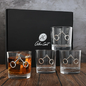 Arthur Court Equestrian Bit Bar Glasses Set of 4