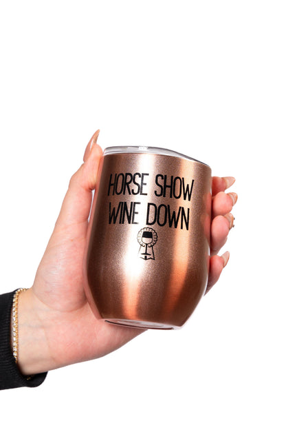 Horse Show Wine Down Insulated Cup