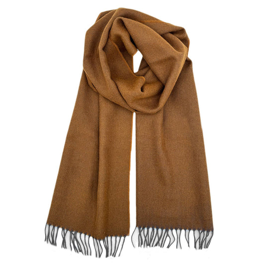 NEW! 100% Baby Alpaca Scarf - Tapenade