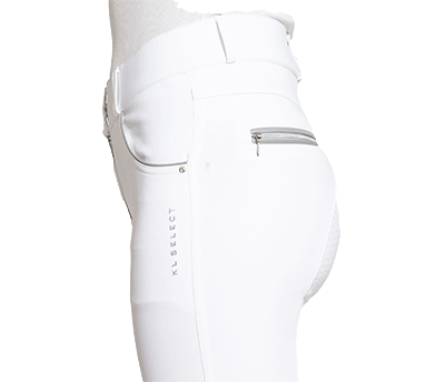 KL Select Gabrielle Silicone Full Seat Breech - White/Grey