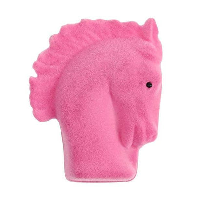 AWST Aqua Rhinestone Horseshoe Necklace-Horse Head Gift Box