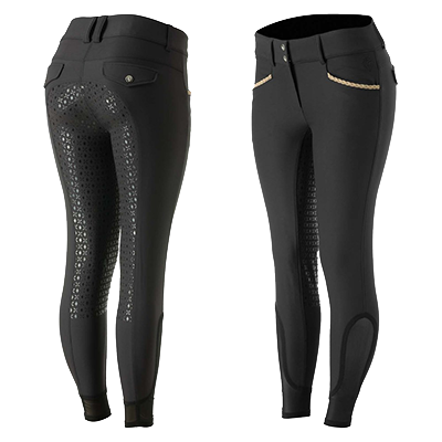 Equinavia Madeleine Womens Full Seat Breeches - Black