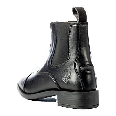 Equinavia Tilda Kids Synthetic Zip Paddock Boots - Black