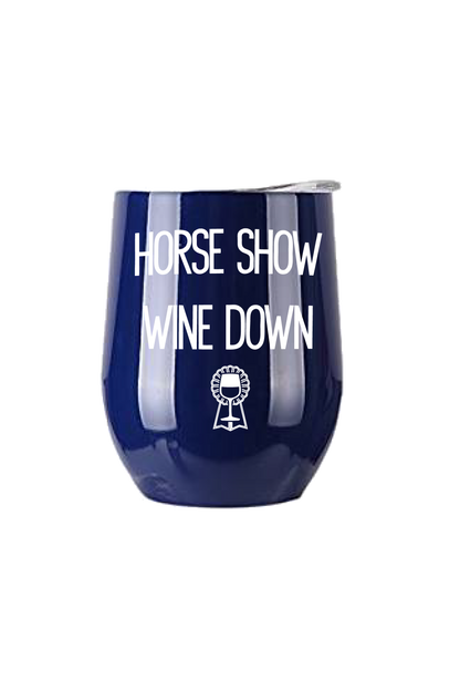 Horse Show Wine Down Insulated Cup