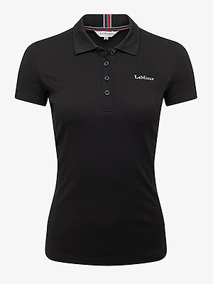 LeMieux Ladies Elite Polo Shirt II - Black