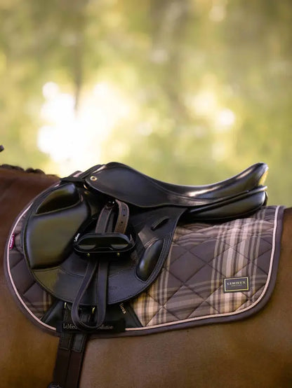 LeMieux Heritage Check Jump Square Cocoa