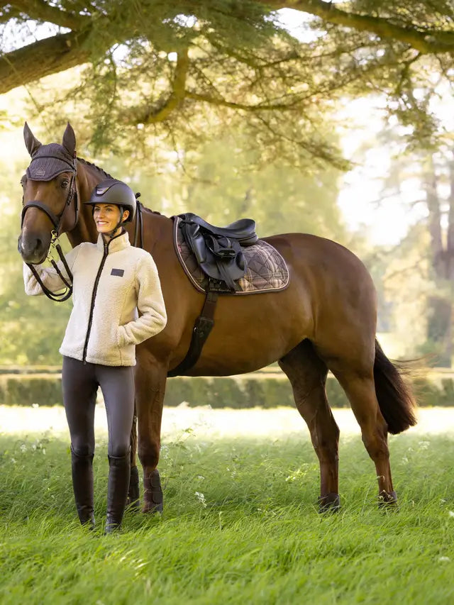 LeMieux Heritage Check Jump Square Cocoa