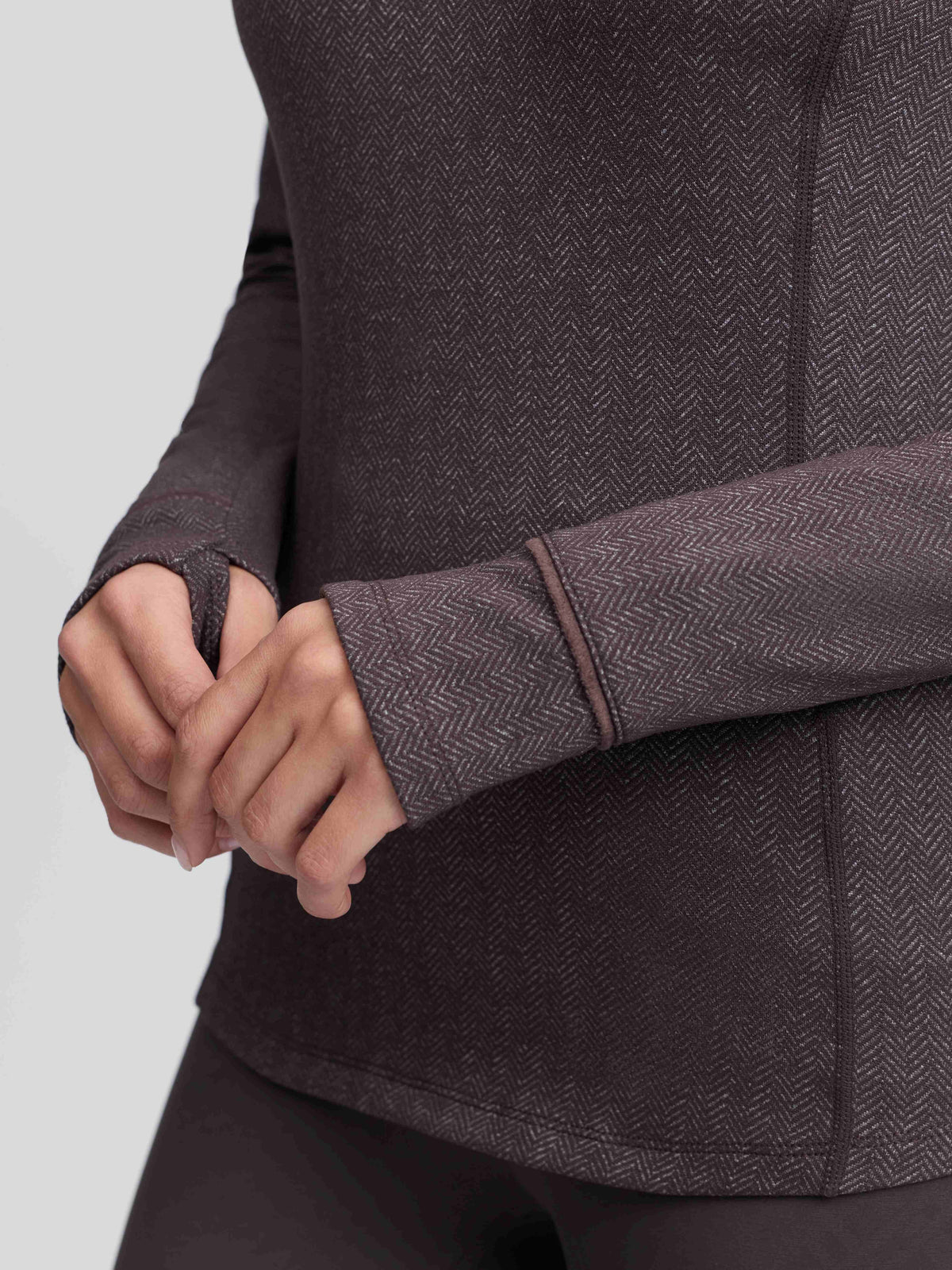 LeMieux Heritage Herringbone Base Layer Cocoa